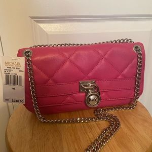 NWT Michael Kors Pink Baguette Bag!